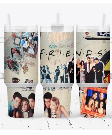Friends Tv Series Custom Stanley Quencher 40Oz Stainless Steel Tumbler With Handle