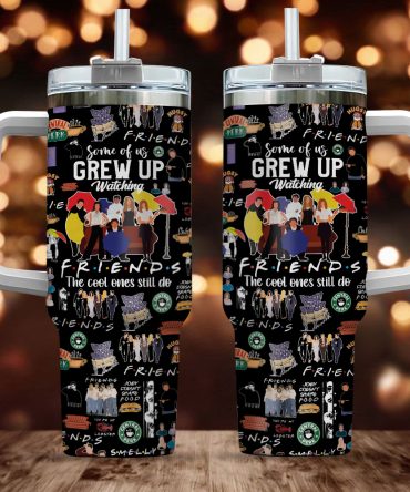 Friends Tv Series Custom Stanley Quencher 40Oz Stainless Steel Tumbler With Handle