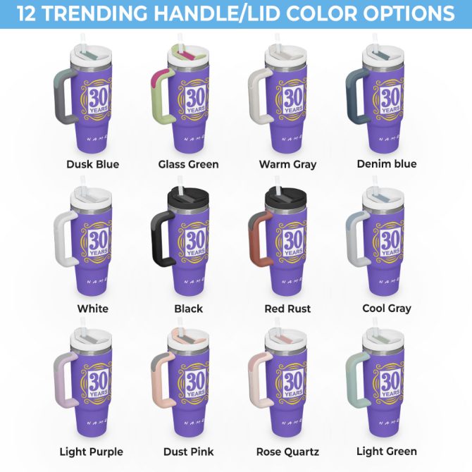 Friends Tv Series Custom Stanley Quencher 40Oz Stainless Steel Tumbler With Handle - Image 4