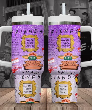 Friends Tv Series Custom Stanley Quencher 40Oz Stainless Steel Tumbler With Handle