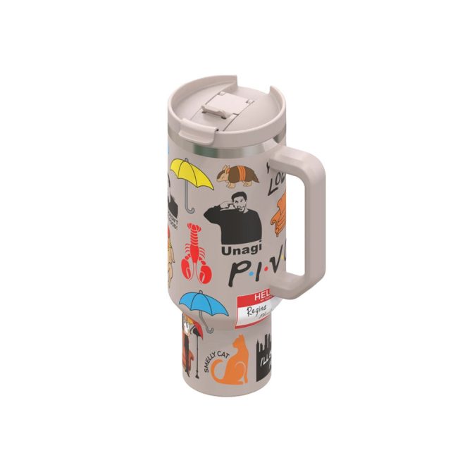Friends Tv Series Custom Stanley Quencher 40Oz Stainless Steel Tumbler - Image 2