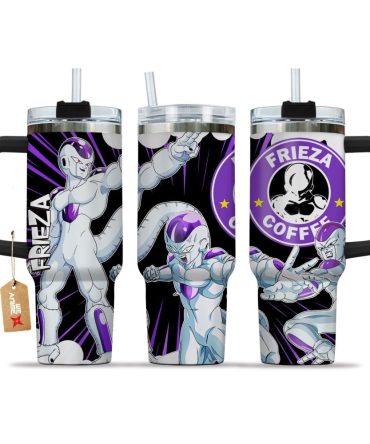 Frieza Dragon Ball Z Anime Custom Stanley Quencher 40Oz Stainless Steel Tumbler