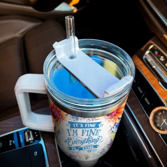 Frozen  Disney Princess Cartoon Custom Stanley Quencher 40Oz Stainless Steel Tumbler With Handle - Image 4
