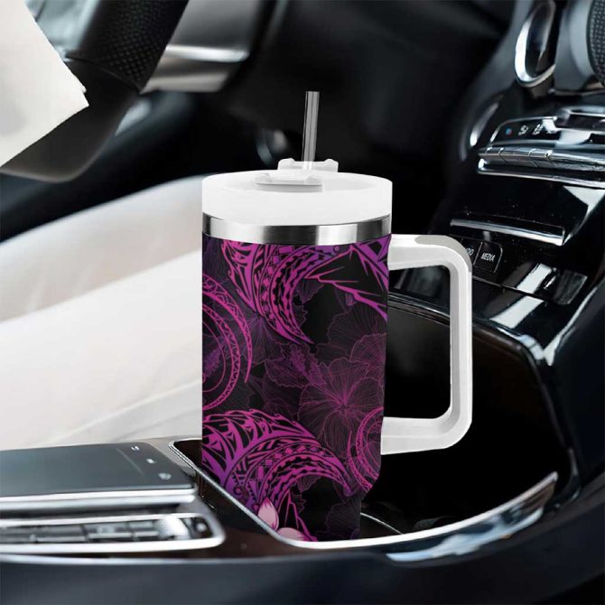 Fsm Culture Day Tribal Pink Custom Stanley Quencher 40Oz Stainless Steel Tumbler With Handle - Image 8