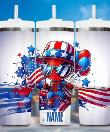 Funny Spiderman Movies Custom Stanley Quencher 40Oz Stainless Steel Tumbler With Handle