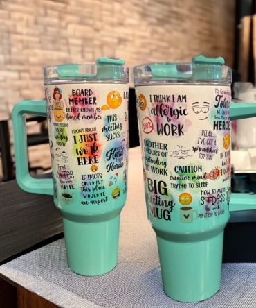 Funny Work Custom Stanley Quencher 40Oz Stainless Steel Tumbler