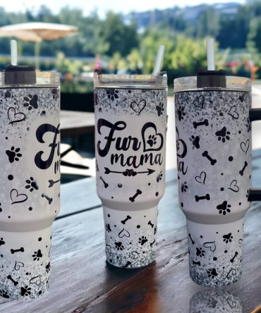 Fur Mama Custom Stanley Quencher 40Oz Stainless Steel Tumbler