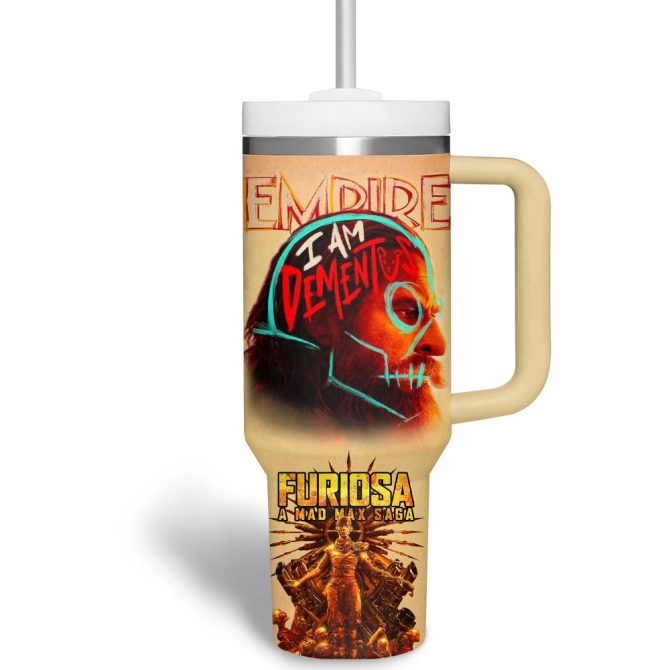 Furiosa A Mad Max Saga Movies Custom Stanley Quencher 40Oz Stainless Steel Tumbler - Image 4