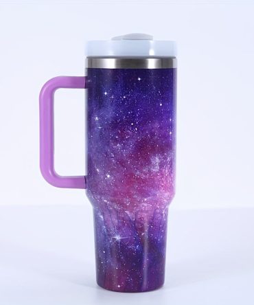 Galaxy Sky Custom Stanley Quencher 40Oz Stainless Steel Tumbler With Handle
