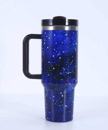 Galaxy Sky Custom Stanley Quencher 40Oz Stainless Steel Tumbler With Handle