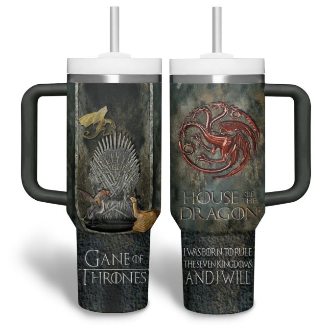Game Of Thrones Tv Series Custom Stanley Quencher 40Oz Stainless Steel Tumbler - Image 4