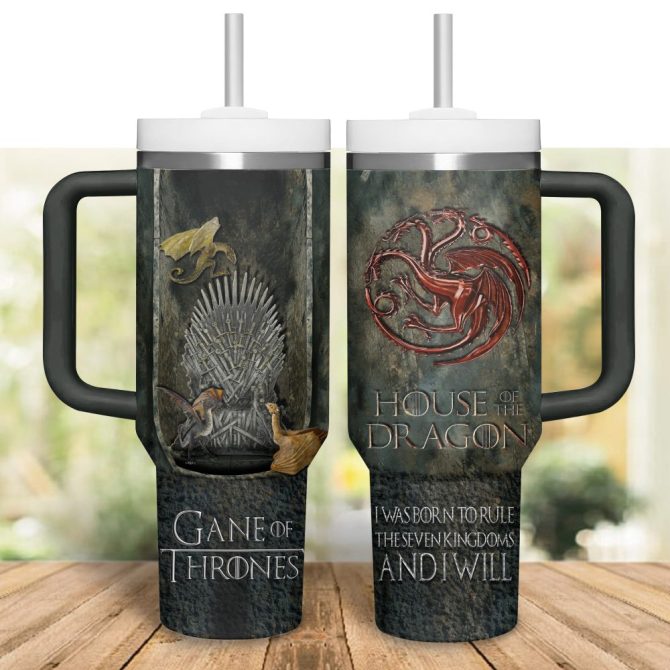 Game Of Thrones Tv Series Custom Stanley Quencher 40Oz Stainless Steel Tumbler - Image 3