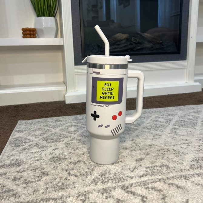 Gamer Boy Custom Stanley Quencher 40Oz Stainless Steel Tumbler - Image 3