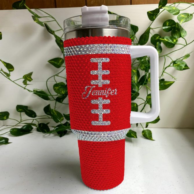 Georgia Bulldogs Ncaa Custom Stanley Quencher 40Oz Stainless Steel Tumbler With Handle - Image 4