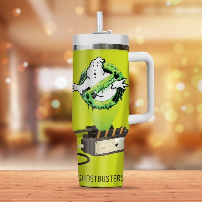 Ghostbusters Movies Custom Stanley Quencher 40Oz Stainless Steel - Image 3