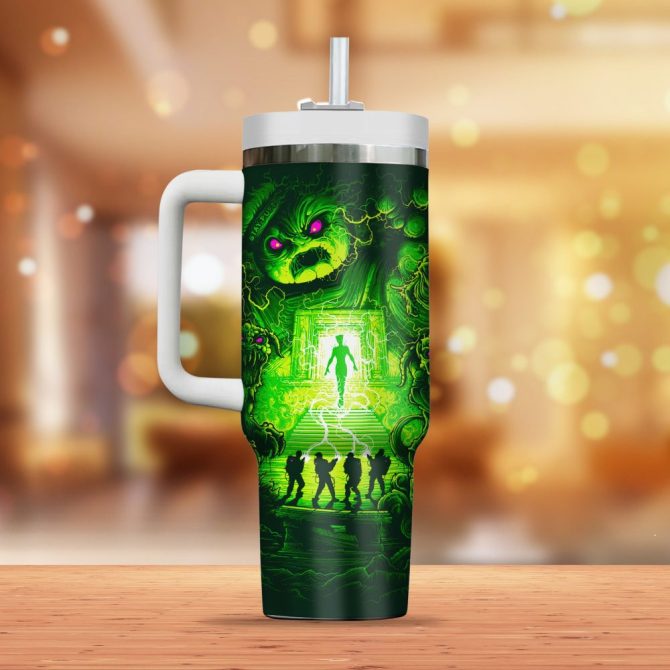 Ghostbusters Movies Custom Stanley Quencher 40Oz Stainless Steel - Image 2