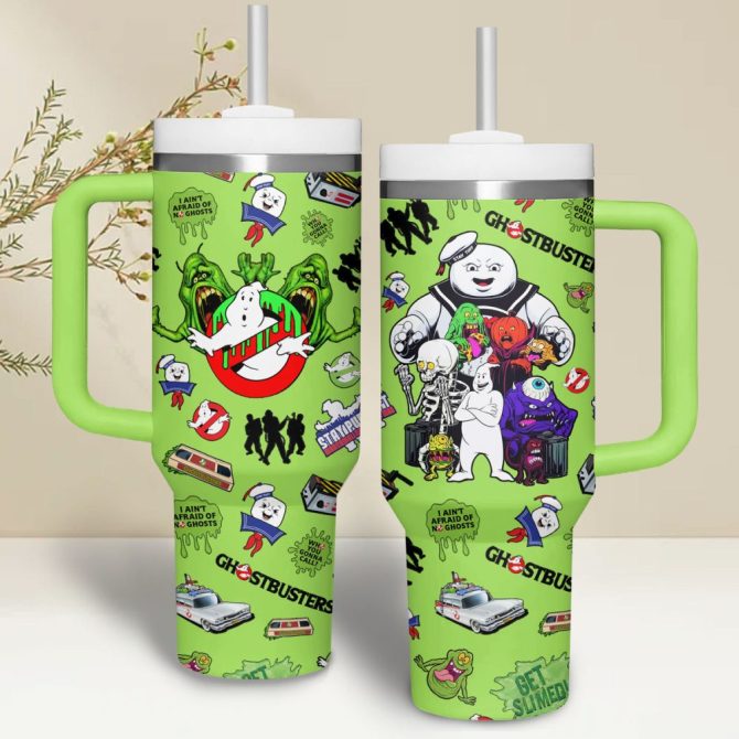 Ghostbusters Movies Custom Stanley Quencher 40Oz Stainless Steel
