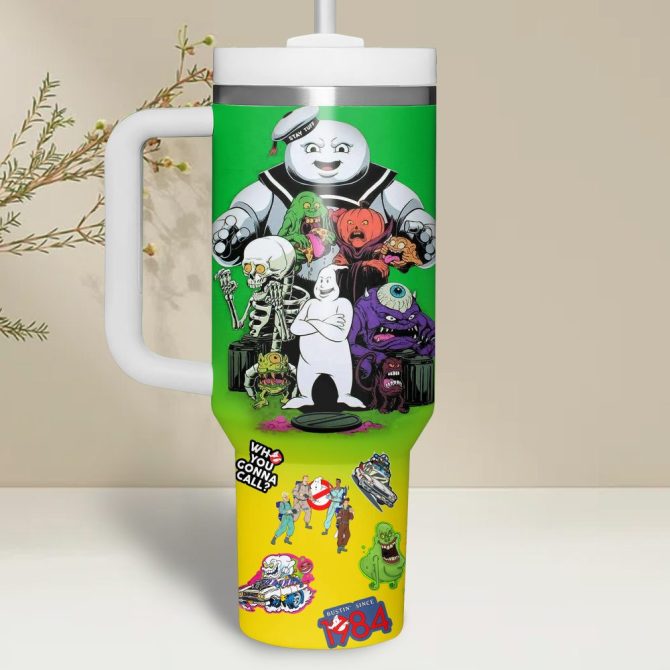 Ghostbusters Movies Custom Stanley Quencher 40Oz Stainless Steel - Image 2