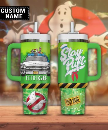 Ghostbusters Movies Custom Stanley Quencher 40Oz Stainless Steel Tumbler