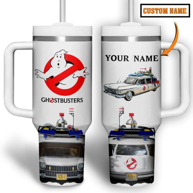 Ghostbusters Movies Custom Stanley Quencher 40Oz Stainless Steel Tumbler