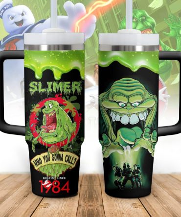 Ghostbusters Movies Custom Stanley Quencher 40Oz Stainless Steel Tumbler With Handle