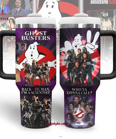 Ghostbusters Movies Custom Stanley Quencher 40Oz Stainless Steel Tumbler With Handle