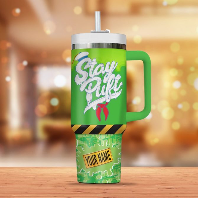 Ghostbusters Movies Custom Stanley Quencher 40Oz Stainless Steel Tumbler - Image 2
