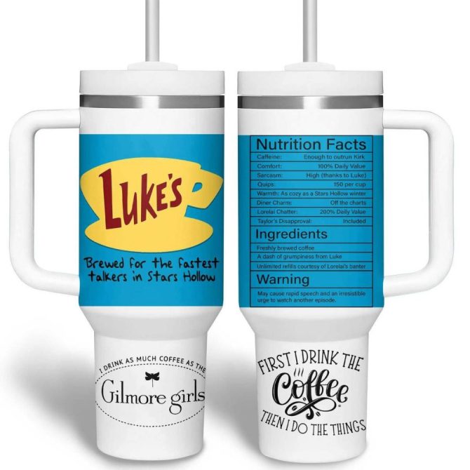 Gilmore Girls Tv Series Custom Stanley Quencher 40Oz Stainless Steel Tumbler