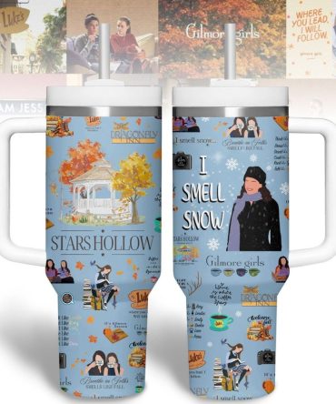 Gilmore Girls Tv Series Custom Stanley Quencher 40Oz Stainless Steel Tumbler With Handle