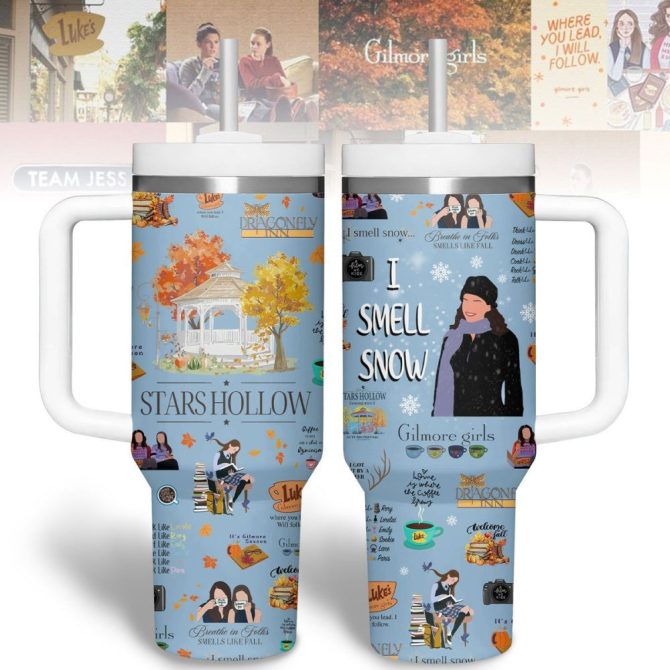 Gilmore Girls Tv Series Custom Stanley Quencher 40Oz Stainless Steel Tumbler With Handle