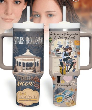 Gilmore Girls Tv Series Custom Stanley Quencher 40Oz Stainless Steel Tumbler With Handle