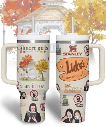 Gilmore Girls Tv Series Custom Stanley Quencher 40Oz Stainless Steel Tumbler With Handle