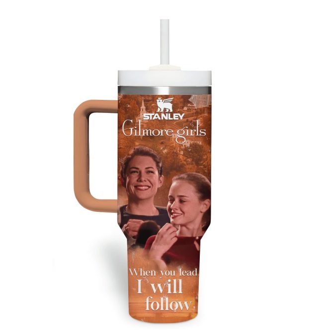 Gilmore Girls Tv Series Custom Stanley Quencher 40Oz Stainless Steel Tumbler With Handle - Image 2