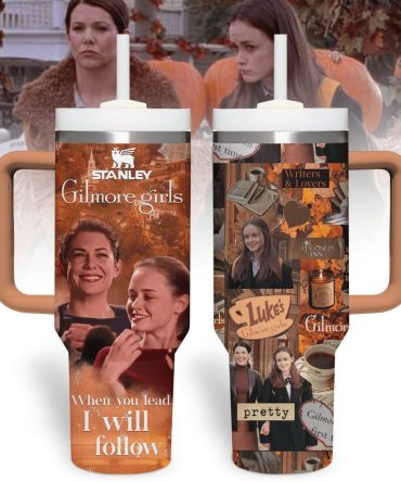 Gilmore Girls Tv Series Custom Stanley Quencher 40Oz Stainless Steel Tumbler With Handle