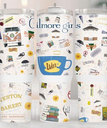 Gilmore Girlstv Series Custom Stanley Quencher 40Oz Stainless Steel Tumbler With Handle