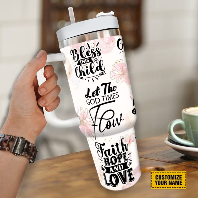 God Bible Verses Custom Stanley Quencher 40Oz Stainless Steel Tumbler With Handle - Image 4