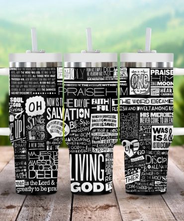 God Daily Bible Affirmations Custom Stanley Quencher 40Oz Stainless Steel Tumbler With Handle