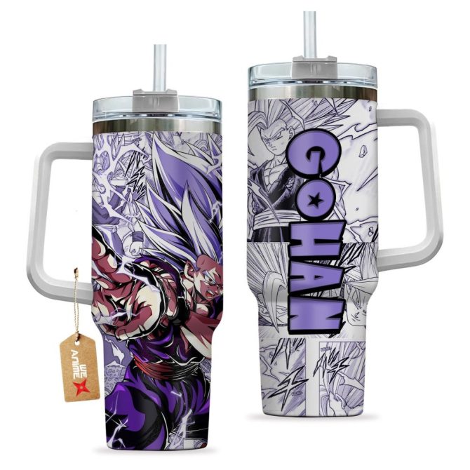 Gohan Beast Dragon Ball Z Anime Custom Stanley Quencher 40Oz Stainless Steel Tumbler - Image 2
