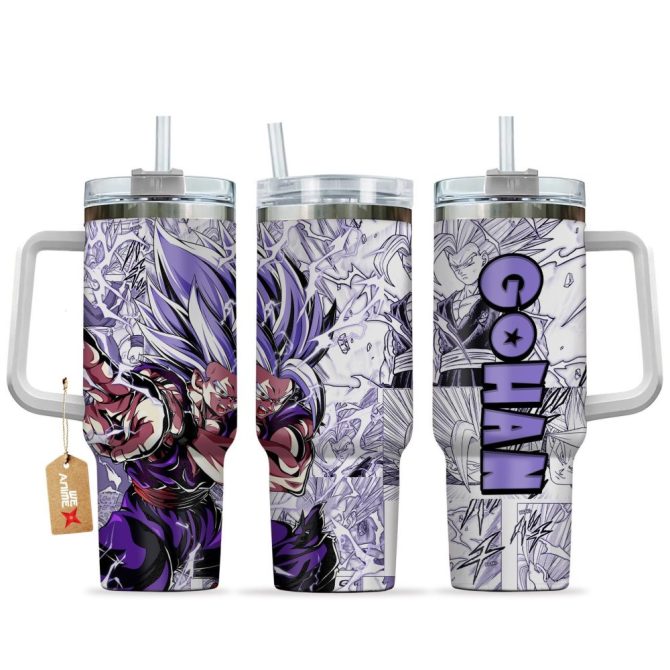 Gohan Beast Dragon Ball Z Anime Custom Stanley Quencher 40Oz Stainless Steel Tumbler