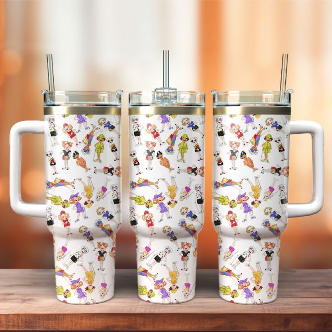 Golfer Girls Custom Stanley Quencher 40Oz Stainless Steel Tumbler With Handle