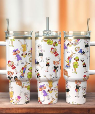 Golfer Girls Custom Stanley Quencher 40Oz Stainless Steel Tumbler With Handle