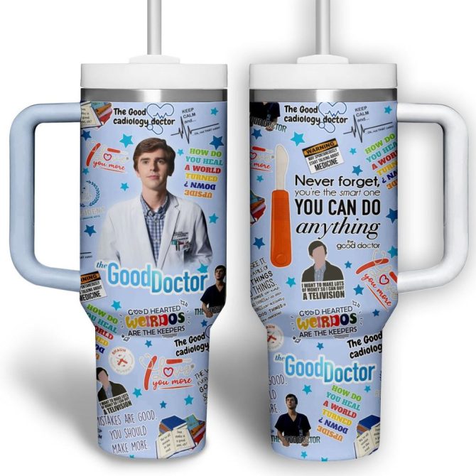 Good Doctor Movies Custom Stanley Quencher 40Oz Stainless Steel Tumbler