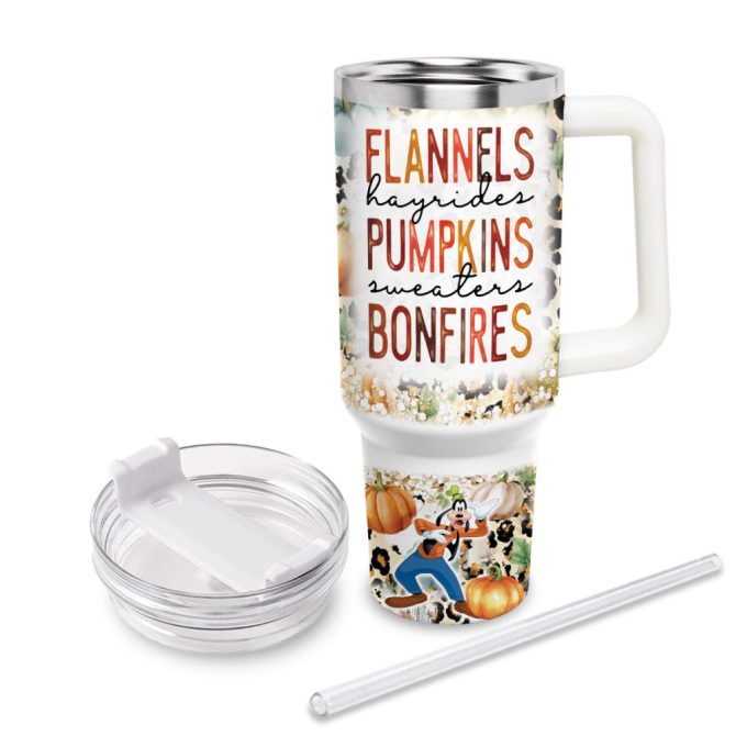 Goofy Mickey Mouse And Friends Cartoon Custom Stanley Quencher 40Oz Stainless Steel Tumbler With Handle - Image 4