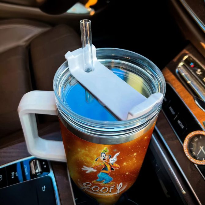 Goofy Mickey Mouse And Friends Cartoon Custom Stanley Quencher 40Oz Stainless Steel Tumbler With Handle - Image 4