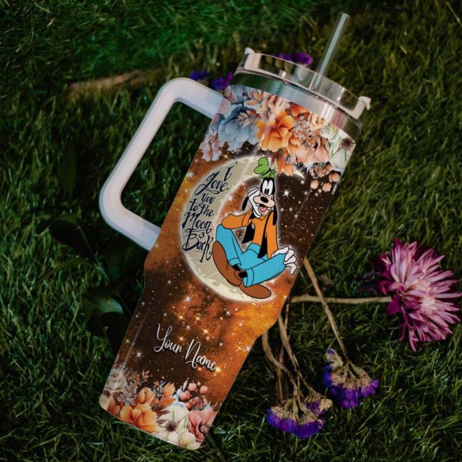 Goofy Mickey Mouse And Friends Cartoon Custom Stanley Quencher 40Oz Stainless Steel Tumbler With Handle - Image 6