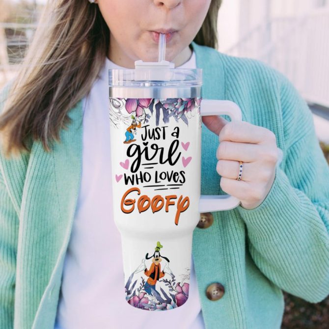 Goofy Mickey Mouse And Friends Cartoon Custom Stanley Quencher 40Oz Stainless Steel Tumbler With Handle - Image 5