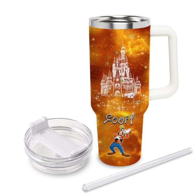 Goofy Mickey Mouse And Friends Cartoon Custom Stanley Quencher 40Oz Stainless Steel Tumbler With Handle - Image 2