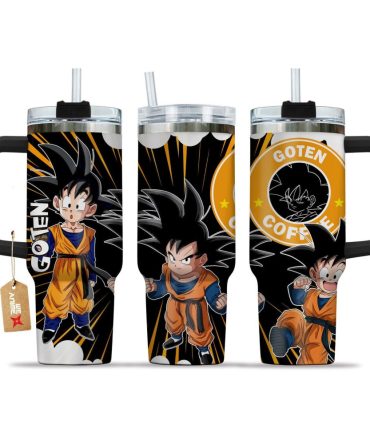 Goten Dragon Ball Z Anime Custom Stanley Quencher 40Oz Stainless Steel Tumbler