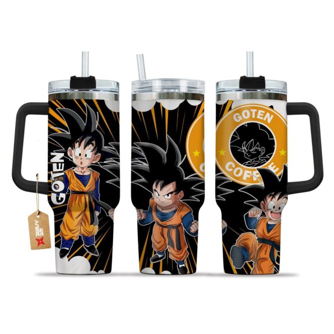 Goten Dragon Ball Z Anime Custom Stanley Quencher 40Oz Stainless Steel Tumbler