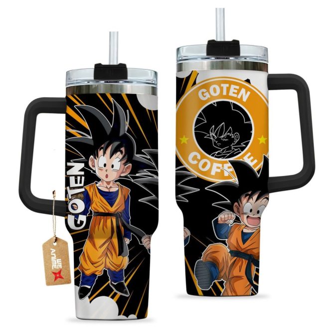 Goten Dragon Ball Z Anime Custom Stanley Quencher 40Oz Stainless Steel Tumbler - Image 2